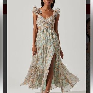ASTR Fritillaria Floral Maxi Dress NWT